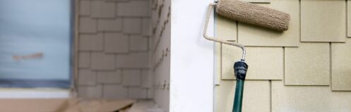 exterior painting brush and roller
