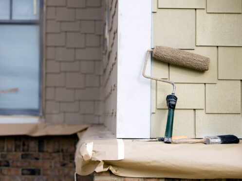 exterior painting brush and roller